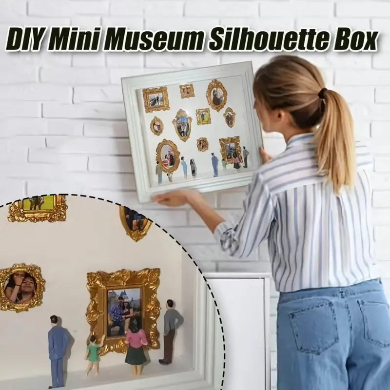 ✨DIY Mini Museum Silhouette Box – Celebrate Your Unique Memories in Style 💖