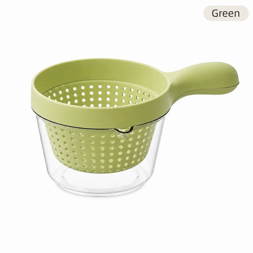 🥣 2-in-1 Drain Basket | Wash & Serve Fruits Effortlessly ✨
