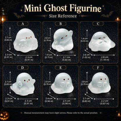 👻30 Pcs Mini Ghost Figurines | Spooky‑Cute Halloween Decor
