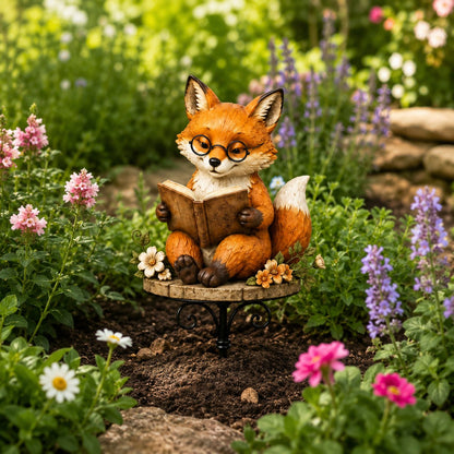 🎉😺🐶Animal Reading Garden Stake📖