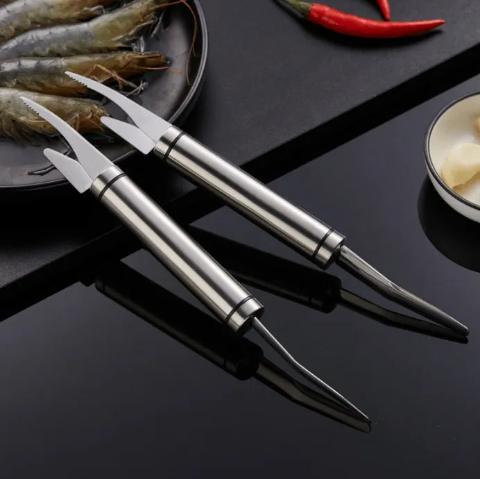 ✨Buy 1 Get 1 Free🔥Summer Promotion - 5 in 1 multifunctional shrimp line fish maw knife🔪（2pcs）