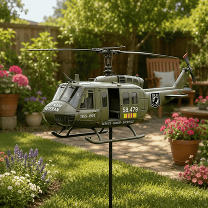 🔥Father's Day Special Offer: 49% OFF🎖️-Vietnam Veteran CH-47 Chinook Helicopter Wind Spinner ✈️Buy 2 Free Shipping Today!