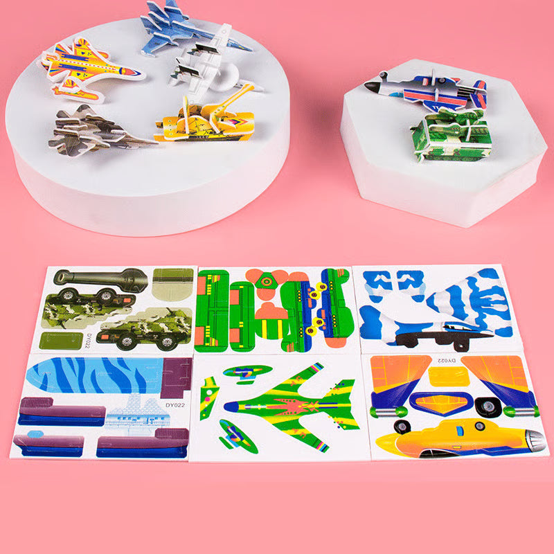 DIY 3D Creative Insect Paper Jigsaw Puzzle, Screen-Free Educational Paper Craft Model Toy For Kids