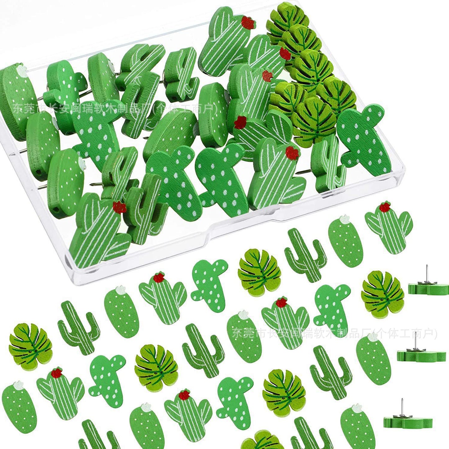 Memo Mountain 3 Cork Board Strips - Corkboard Pin Boards with Mountain Scene Pushpins, Office Accessories, Cute Cork Boards for Walls