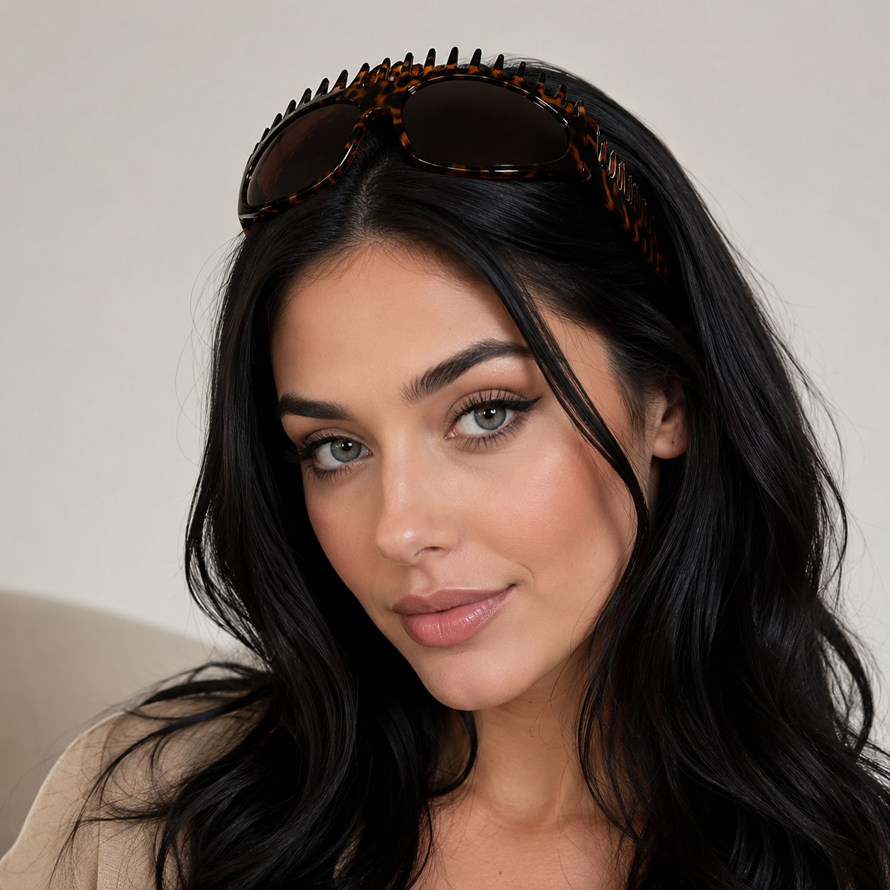 🪮 Spiky Jagged Frame Y2K Retro Oval Sunglasses🕶️