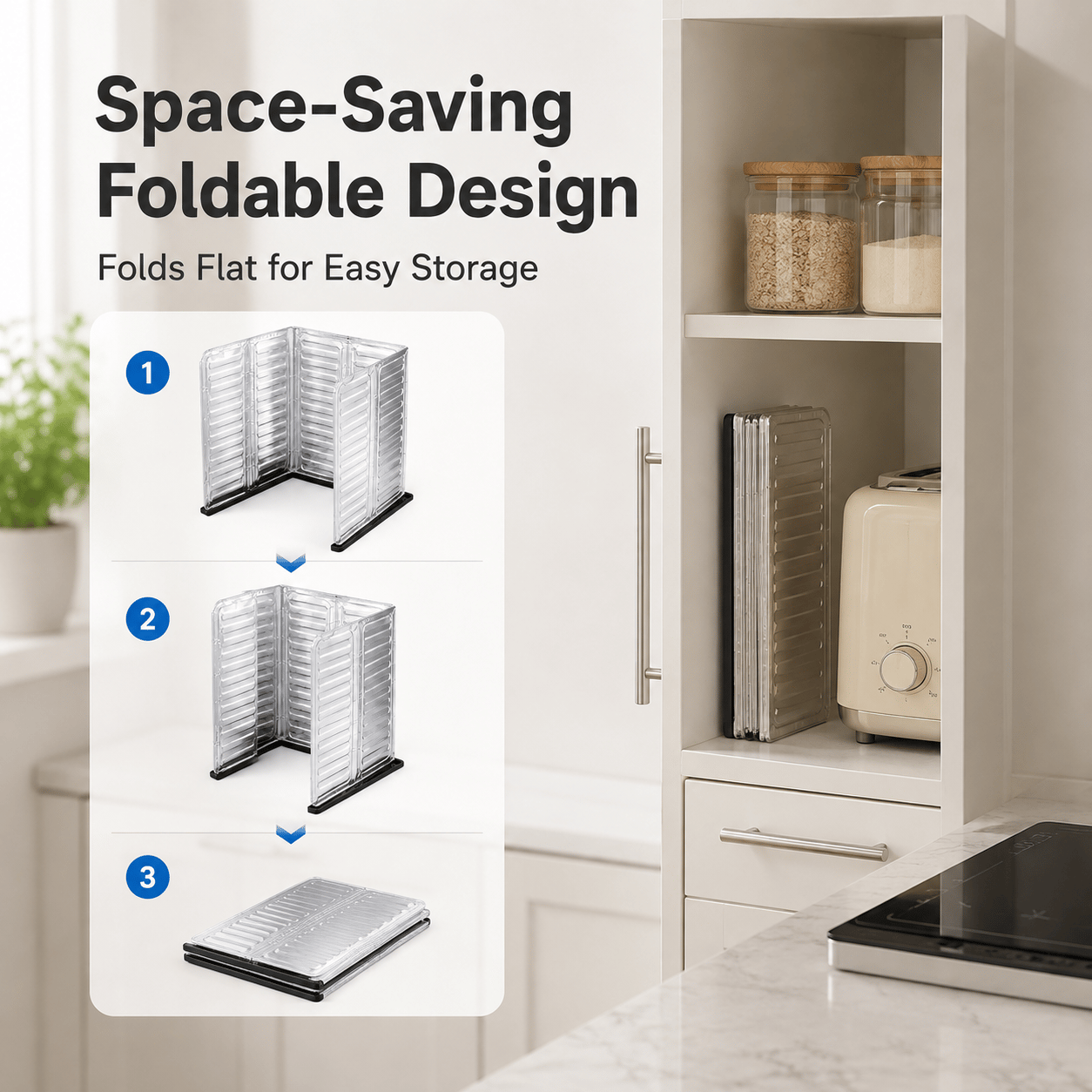 🎁Last Day Promotion 49% OFF🔥2-Pack Foldable Oil Proof Splatter Shield