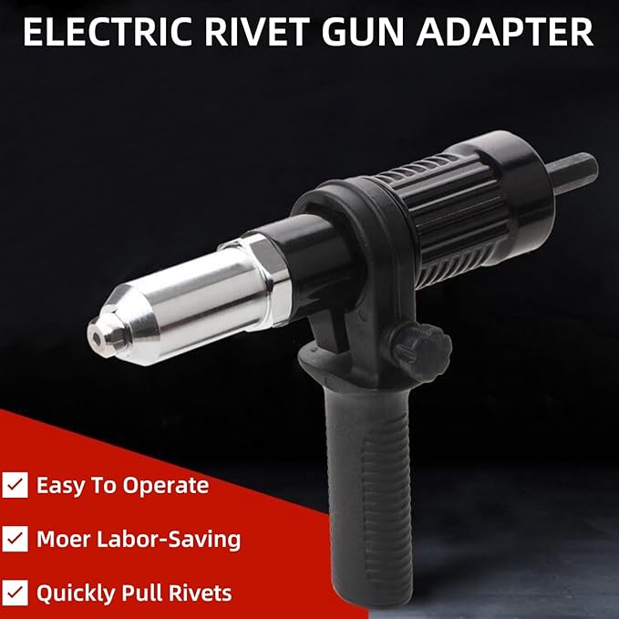 48% OFF 🔥Professional Electric Rivet Gun Adapter Kit