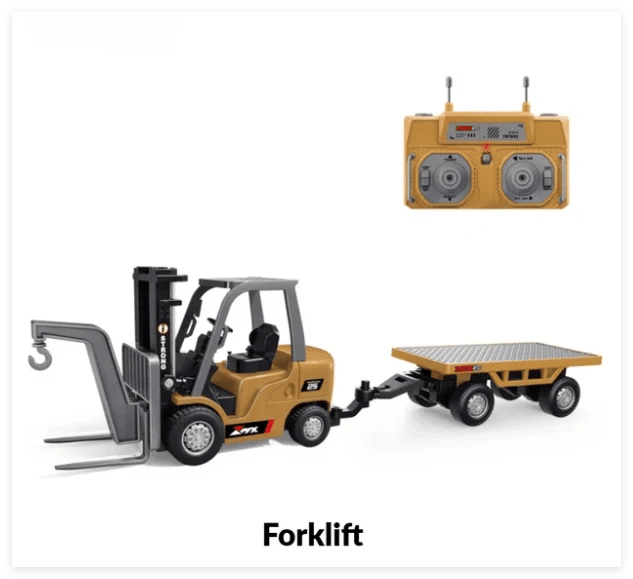 ⭐ 1:64 Premium Alloy Mini RC Construction Set