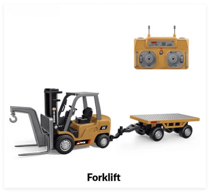 ⭐ 1:64 Premium Alloy Mini RC Construction Set