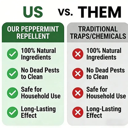🌿Natural Peppermint Rodent Repellent Balls (12 Pack) 🚫Keep Rats, Mice & Pests Away Safely✅