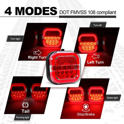🔥2 Pack CAR LED TRAILER LIGHTS
