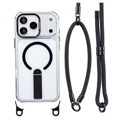 MagSafe Smartphone Case with Detachable Crossbody Neck Lanyard Strap