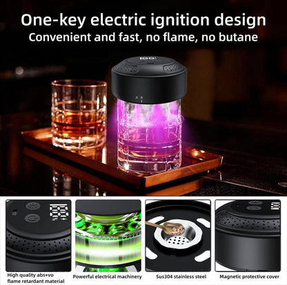 🎁Hot Sales Promotion 49% OFF🔥Electric Whiskey Smoker Kit Built-in Lighter