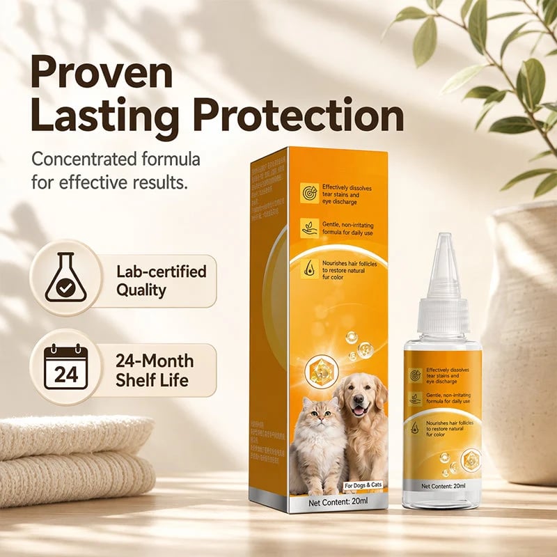 Gentle Pet Eye Stain Remover Essence Nourishing Drops