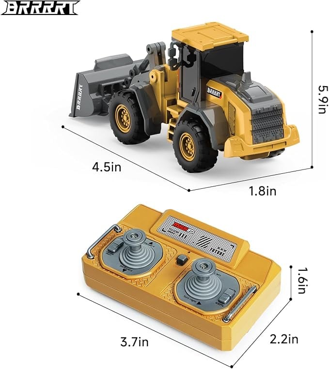 ⭐ 1:64 Premium Alloy Mini RC Construction Set