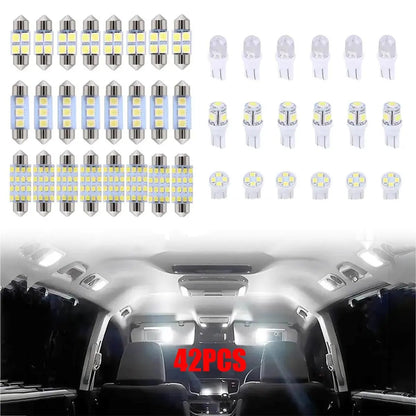🔥70& 42 Pcs Interior Car Light Kit