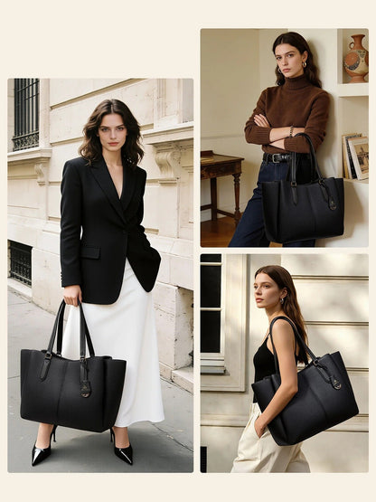 💼Laptop Tote Bag – Triple Compartments,
