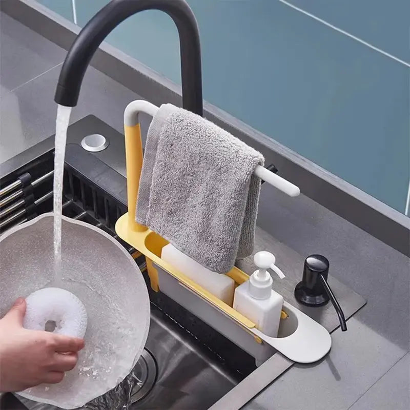 Retractable Thickened PP Sink Organizer