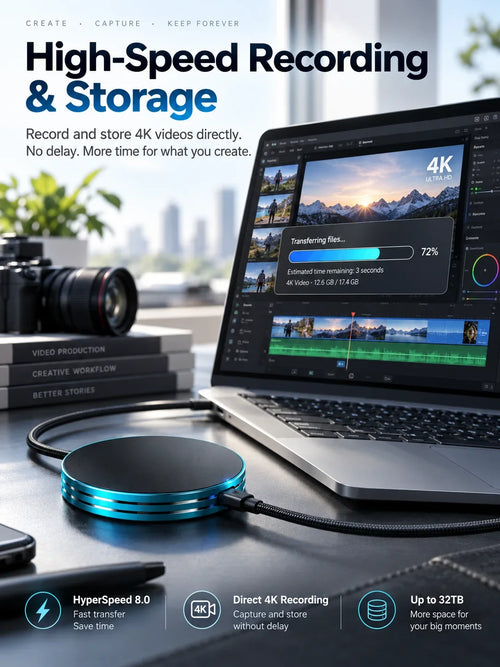 C Magnetic Portable SSD – Anti-Lost External Solid State Drive