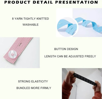 Closet Space Saver | Elastic Clothing Bands For Tidy Storage