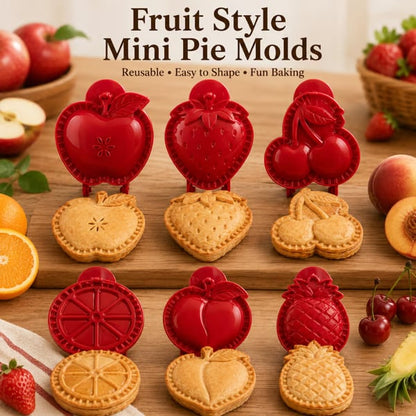 🥧 Beginner-Friendly Mini Hand Pie Press Mold – 6 Fun Shapes for Easy Homemade Pastries 🍎