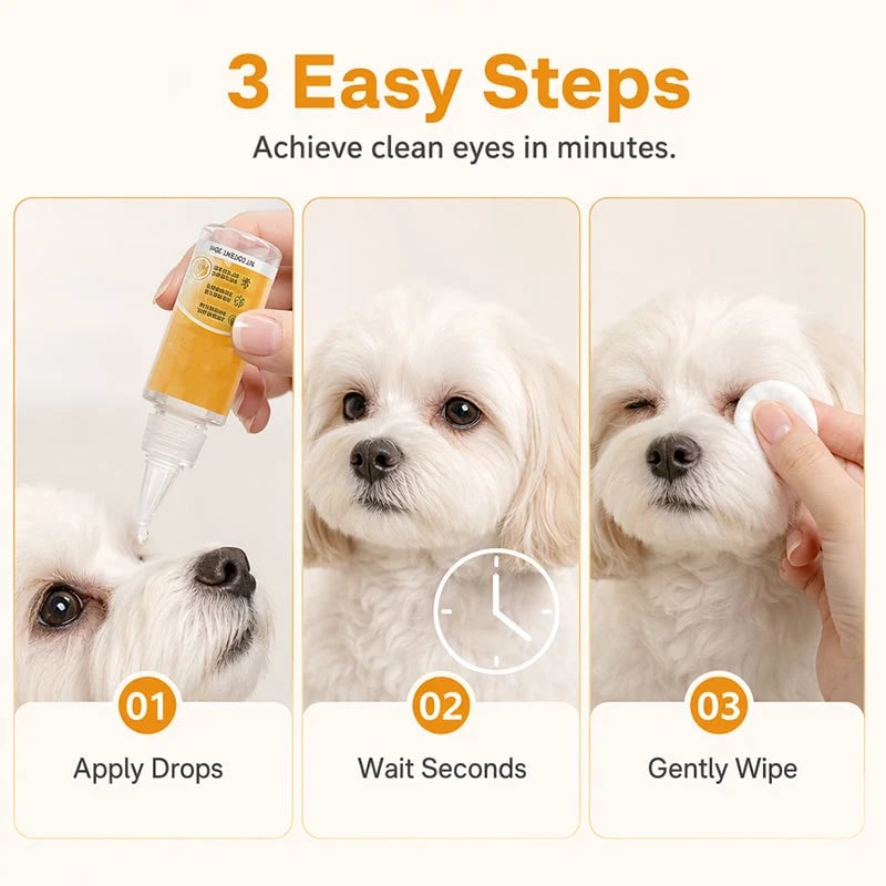 Gentle Pet Eye Stain Remover Essence Nourishing Drops