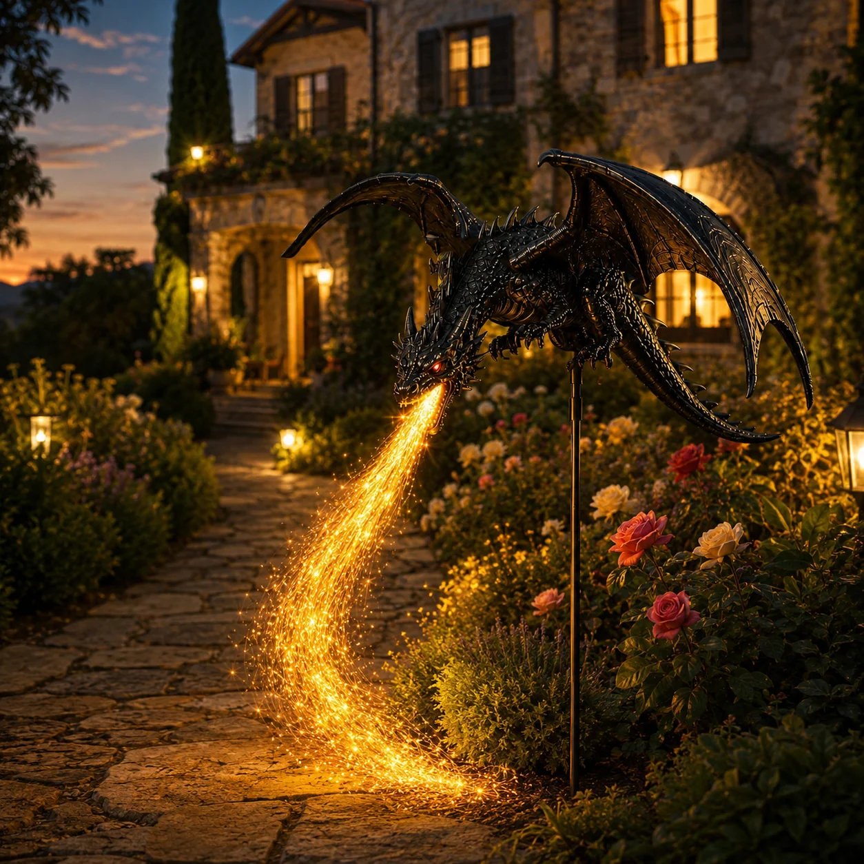 🔥Solar Dragon Fire Garden Light