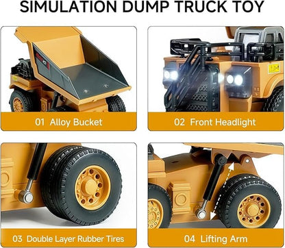 ⭐ 1:64 Premium Alloy Mini RC Construction Set