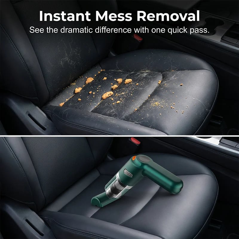 High-Power Cordless Vacuum Cleaner Kit for Car