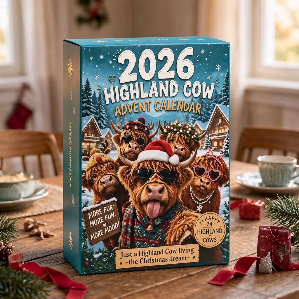 🐂🎁2026 Highland Cow Advent Calendar | Every Day Brings New Surprises(📦Buy 2 Free Shipping)