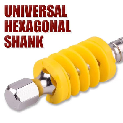 ⚡ 5-Pack Spring-Loaded Magnetic Screwdriver Bits | Quick-Release Positioning Drill Bits