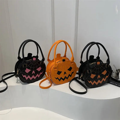 2026 Halloween Pumpkin Bag – Cute Crossbody & Shoulder Handbag for Women