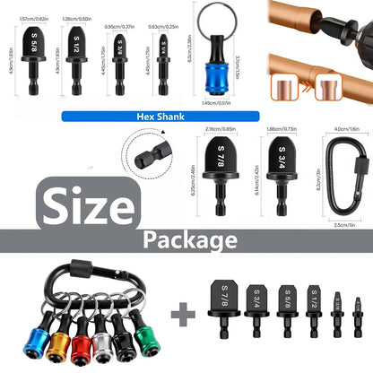 🔧 HVAC Copper Pipe Swaging Tool Set | Drill Bit Expander Kit for AC Repair