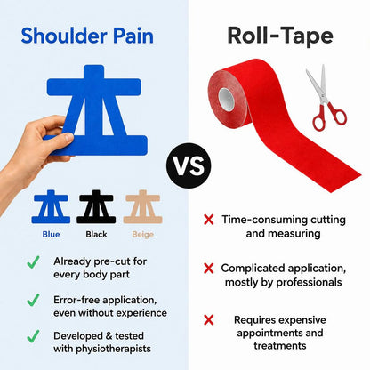 🔥 LAST DAY 50% OFF – FDA-Registered Fast-Acting Shoulder & Knee Pain Relief Tape 💪🏃 Breathable & Sweatproof • Latex-Free🛡