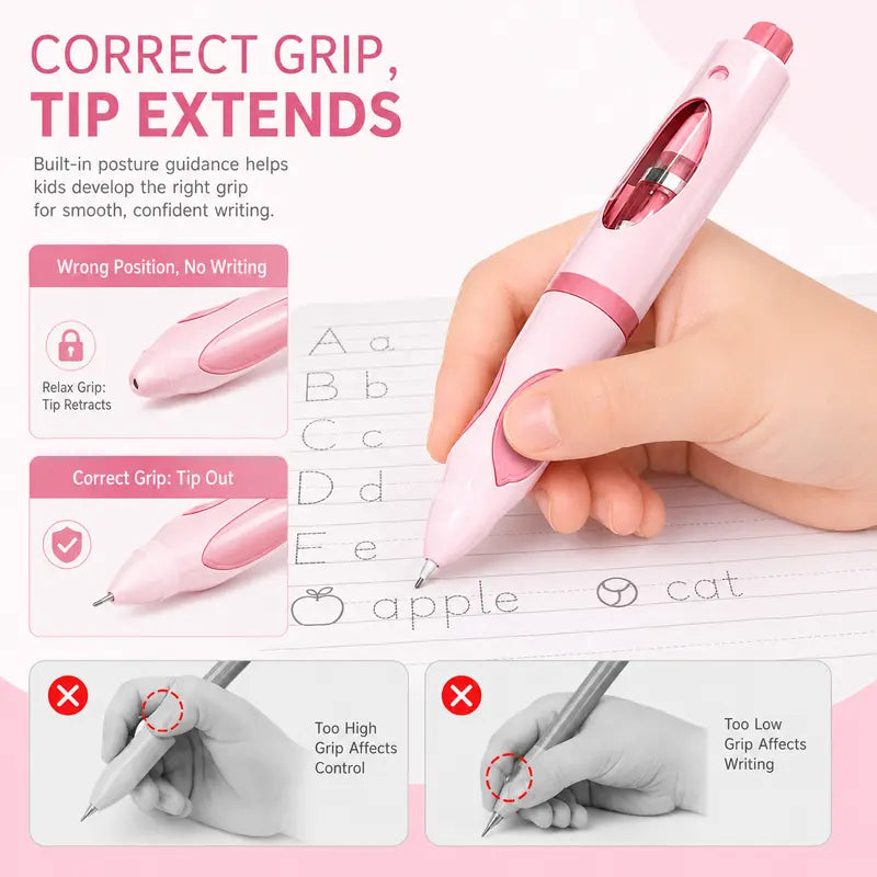 ✍️ Scientific 3-Finger Grip Trainer | Build Kids Good Handwriting Habits