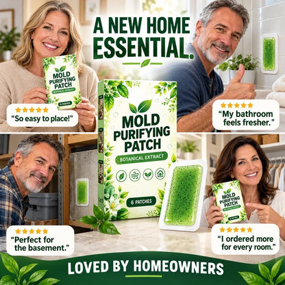 🧪50% OFF NOW! Mold Purifying Patches – Botanical Mildew Removal Pads, Long Lasting Mold Inhibitor for Bathroom, Kitchen, Wall Corners & Damp Hidden Spots