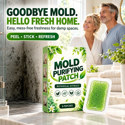 🧪50% OFF NOW! Mold Purifying Patches – Botanical Mildew Removal Pads, Long Lasting Mold Inhibitor for Bathroom, Kitchen, Wall Corners & Damp Hidden Spots