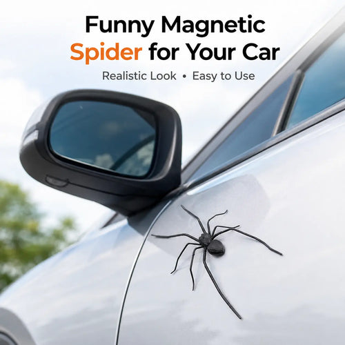 Funny Magnetic Spider Car Decor, Removable Magnet for Cars & Trucks ✅