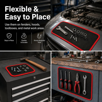🧲 Magnetic Tool Mat Set – Non-Slip Pads for Auto Repair