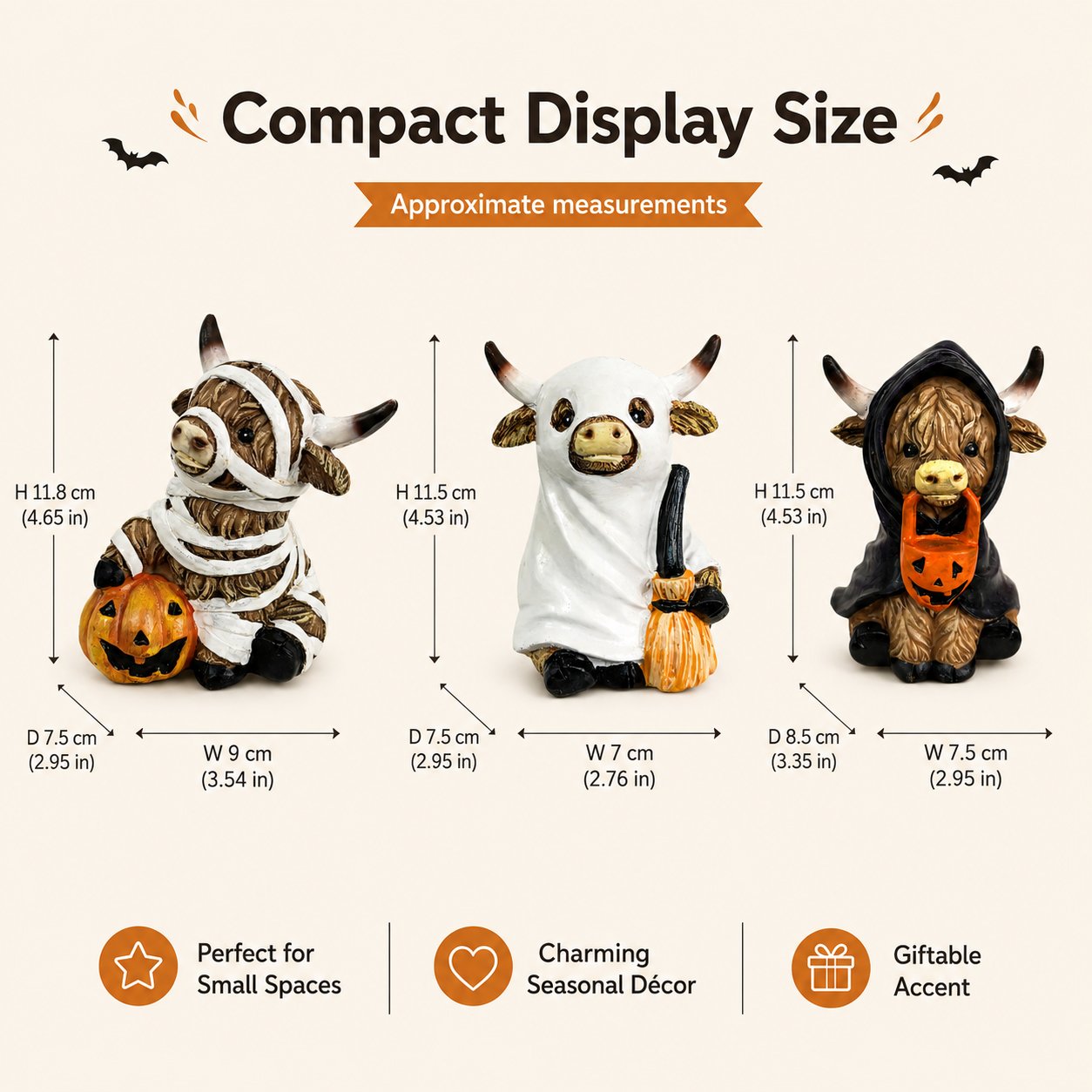 🎃🐮 Bring Home the Cutest Highland Cow Halloween Vibe