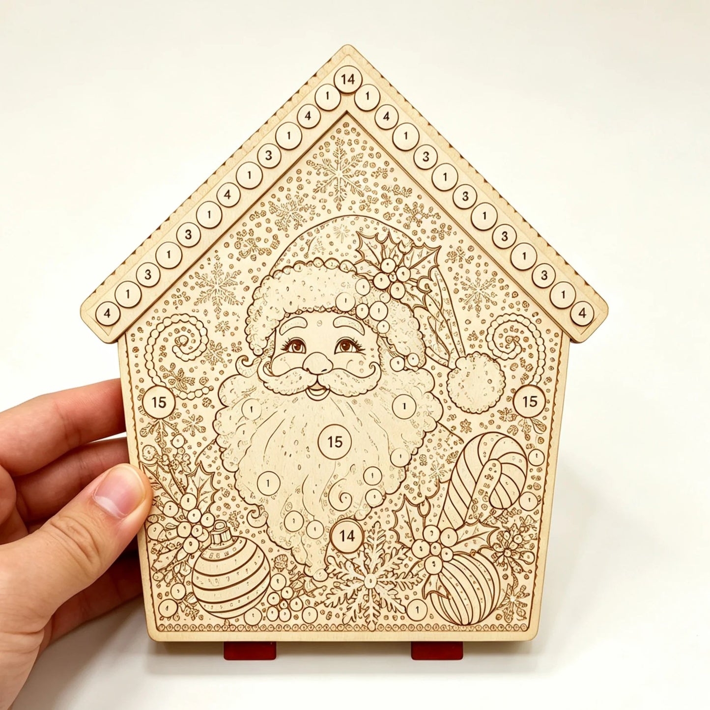 🎄Christmas Pearl Cottage Art Kit | Pre-Cut Wooden Panels, Sparkling Rhinestones, Pearl Beads & Complete Tools for a 3D Holiday House ✨