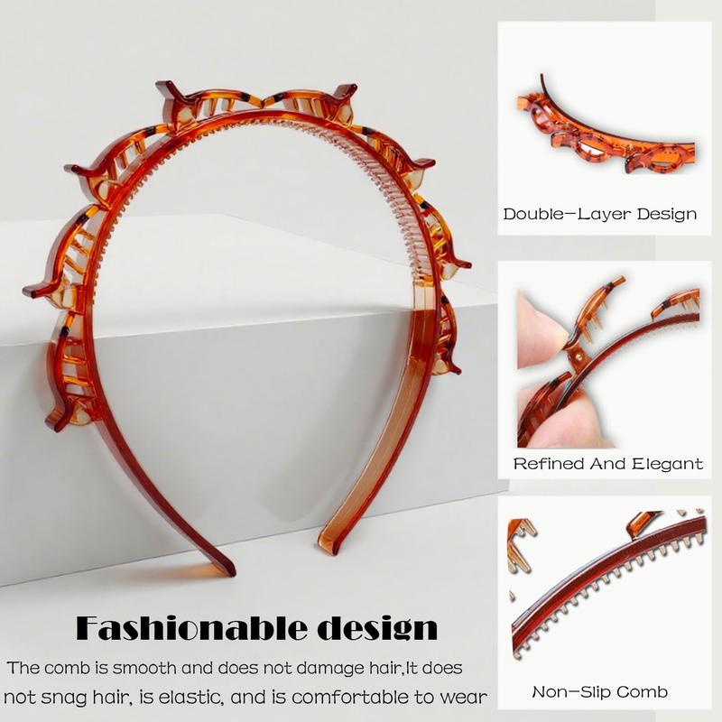 👑Women's Minimalist Resin Headbands (2-Pack)