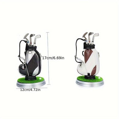 ⛳Bring the Fairway to Your Desk — Golf Pen Holder + 3-Pen Set