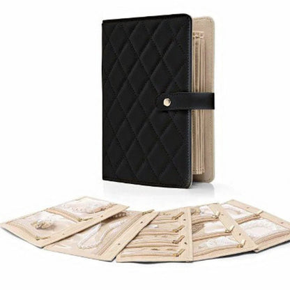 🔥Last Day Sale 50% OFF🔥Elegant Portable Checkered Jewelry Storage Bag📿📿