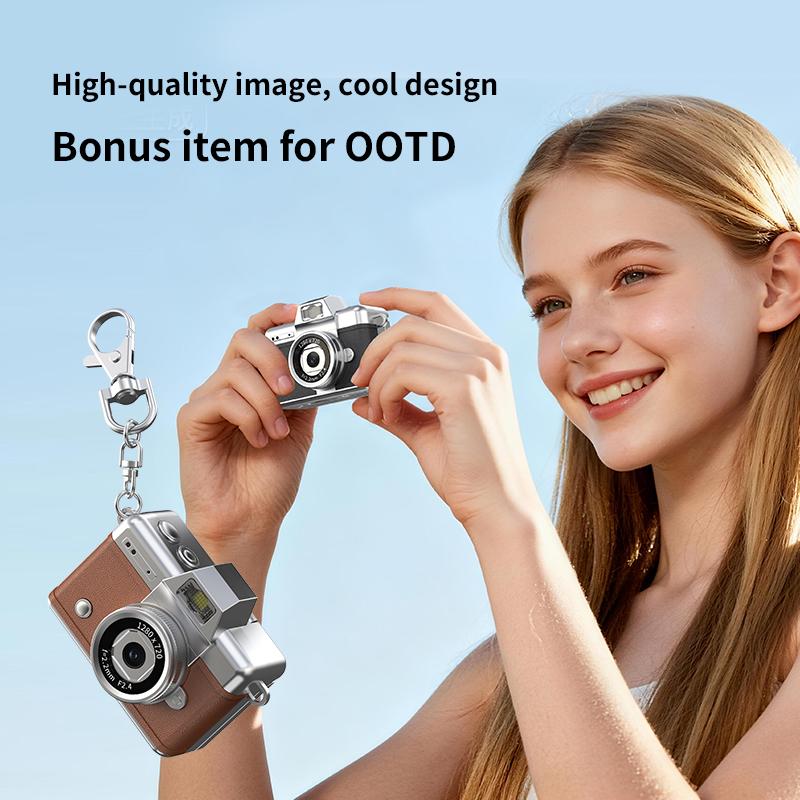 📸Mini Keychain Digital Camera – 32G Card & Charging Cable Included