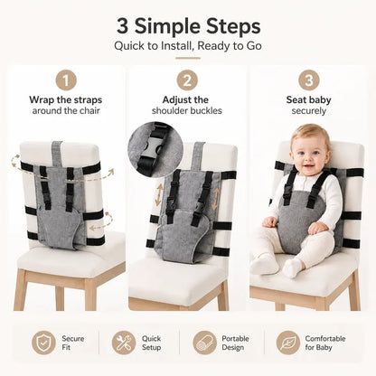 Foldable Portable Baby Chair Harness