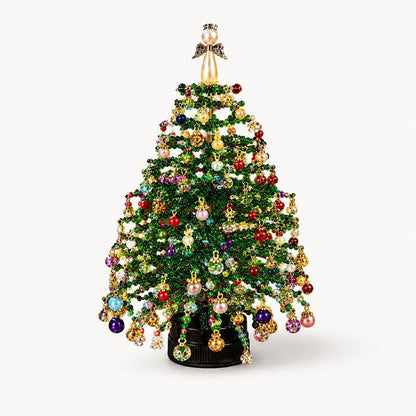 🎄Mini Tabletop DIY Beaded Christmas Tree Craft Kit | Handmade Holiday Home Decor