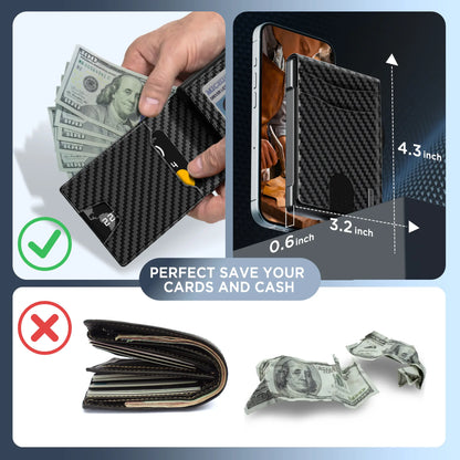 🧳Men's wallet - Pop-up card holder, cash slot and credit card slot
