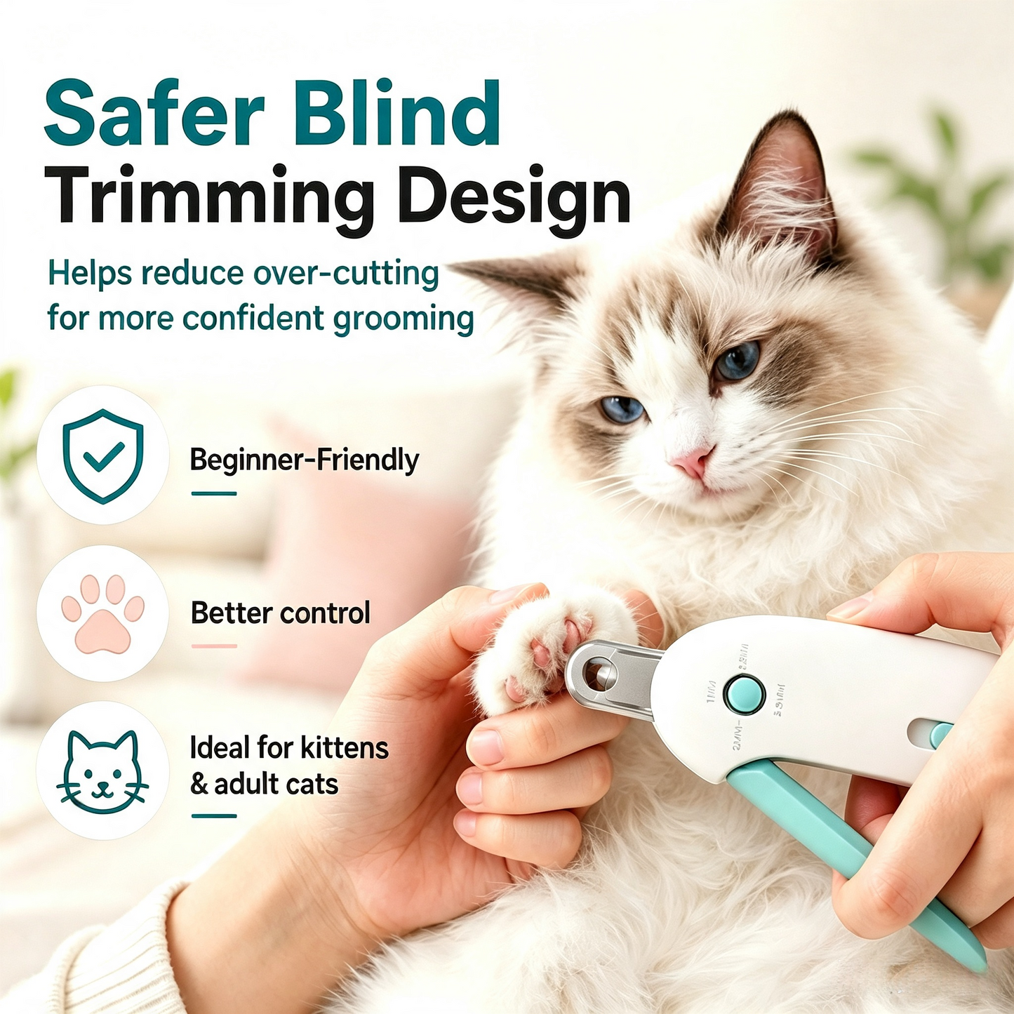 🐾 Claw Clipper – Safe Trim for All Cats✂️