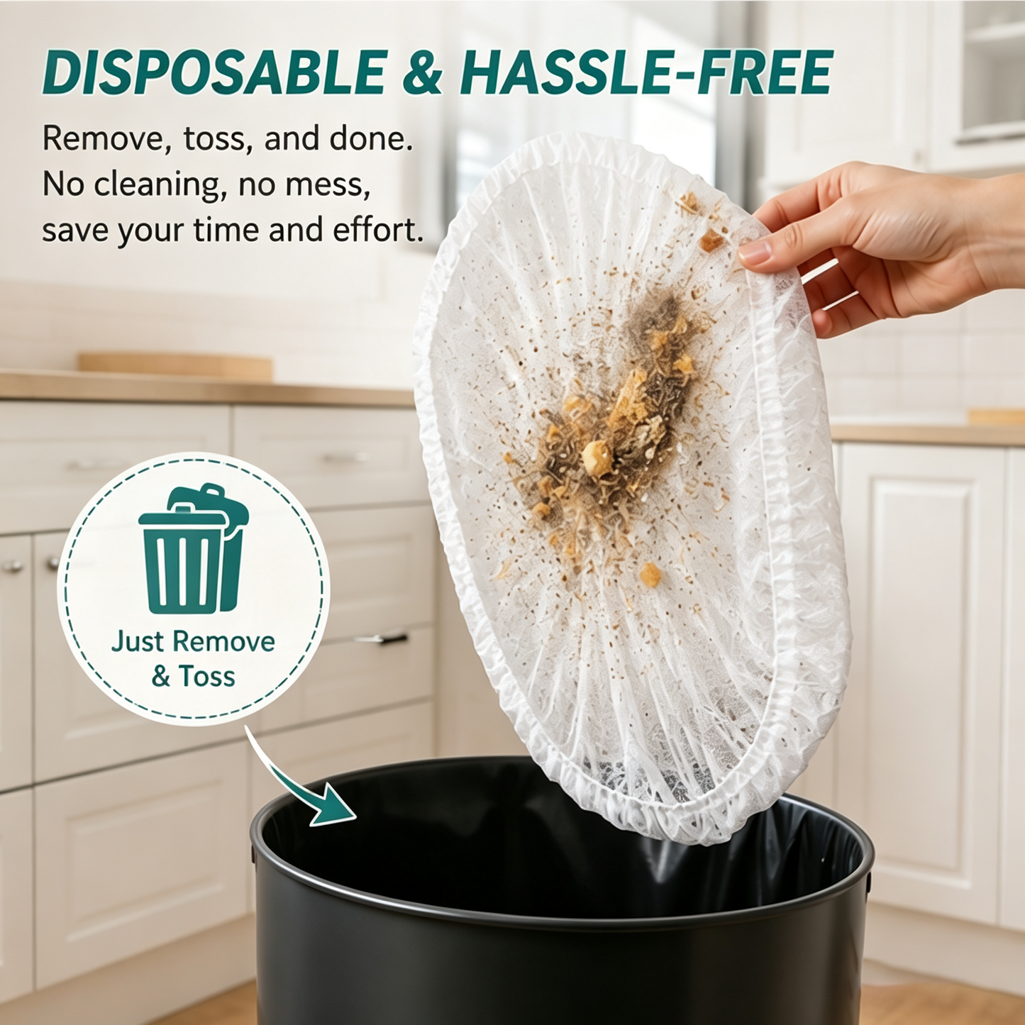 🔥Bestseller | Disposable Broom Dust Cover(100pcs)